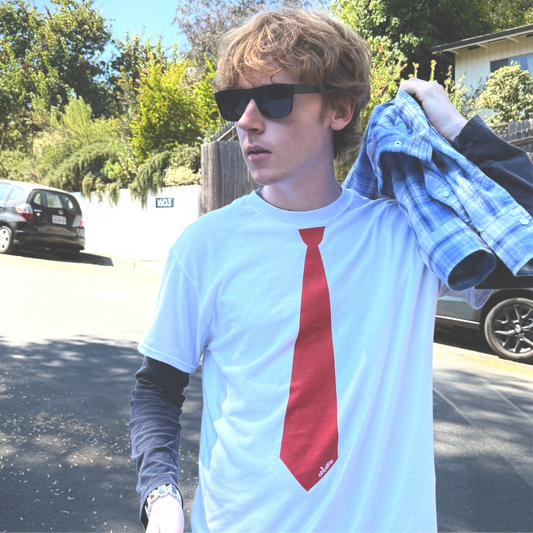 Oh! Alfie | Red Tie T-shirt