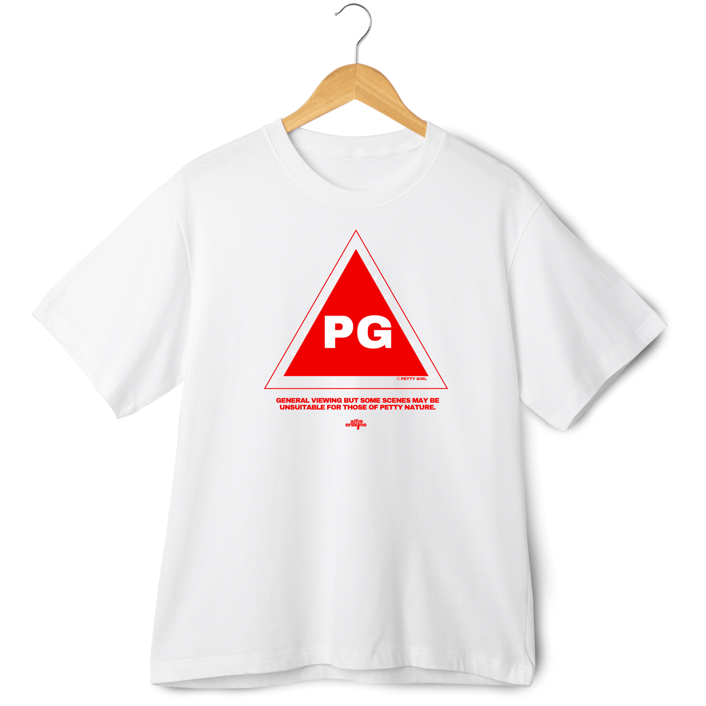 Petty Girl “PG” T-shirt | Alfie Erskine